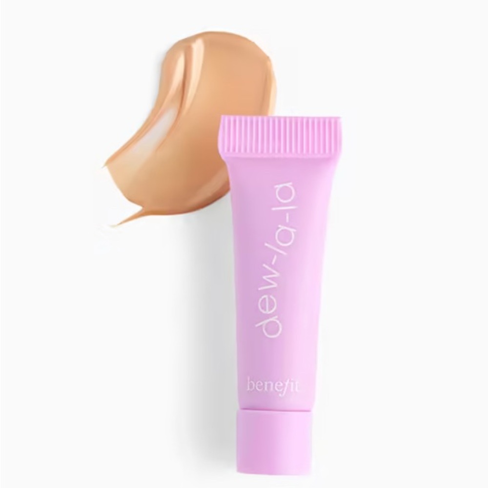 Dew La La All-Over Glow Liquid Highlighter in Luna (sheer peach-gold) 0.1 fl oz